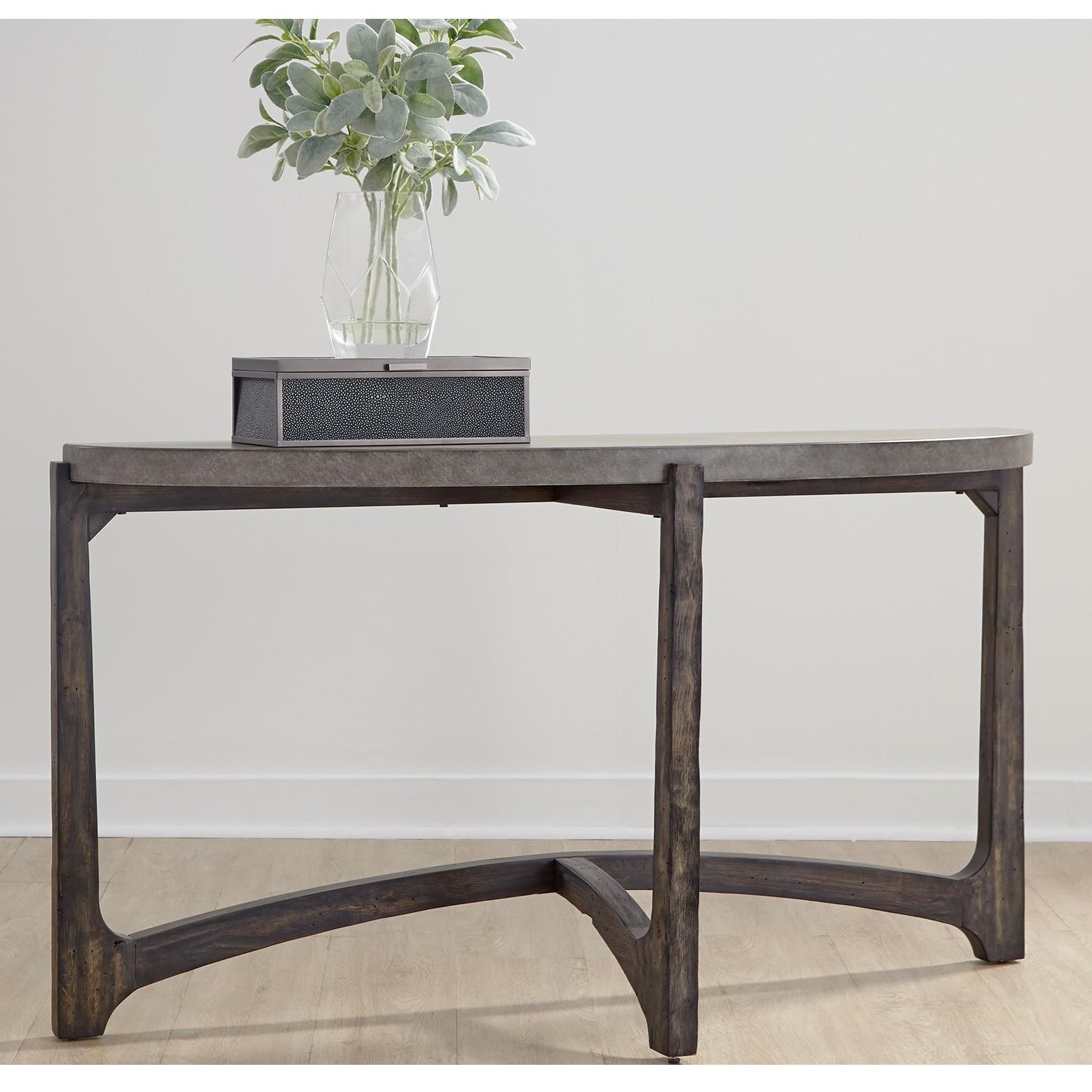Libby Cato Contemporary Sofa Table Walker's Furniture Sofa Tables